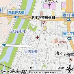 渚上区公民館周辺の地図