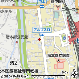 長野県松本市巾上5-14周辺の地図