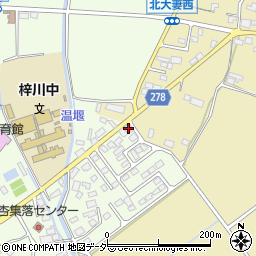長野県松本市梓川倭702周辺の地図
