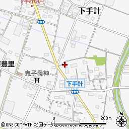 埼玉県深谷市下手計240周辺の地図
