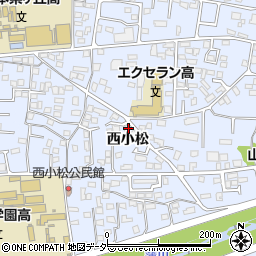 長野県松本市里山辺西小松4243周辺の地図