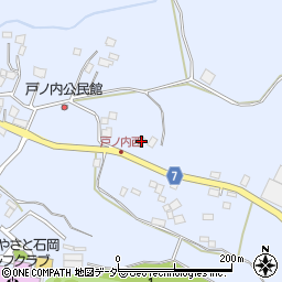 茨城県石岡市下林1360周辺の地図