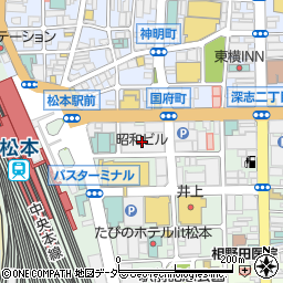 株式会社凸版印刷　松本営業所周辺の地図