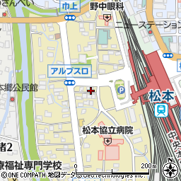 〒390-0817 長野県松本市巾上の地図