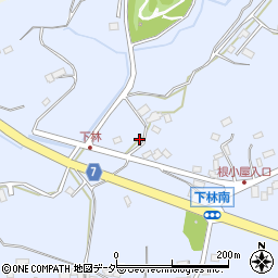 茨城県石岡市下林549-5周辺の地図