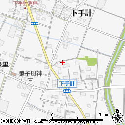 埼玉県深谷市下手計241周辺の地図