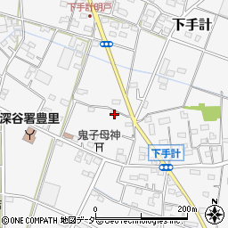 埼玉県深谷市下手計228周辺の地図