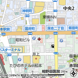 三菱電機ビルソリューションズ株式会社　松本営業所フィールドサービス周辺の地図