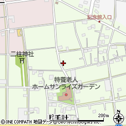 埼玉県深谷市上手計118周辺の地図