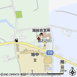 鉾田市旭保健センター周辺の地図