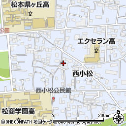 長野県松本市里山辺西小松4189周辺の地図