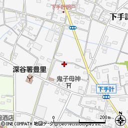 埼玉県深谷市下手計158周辺の地図