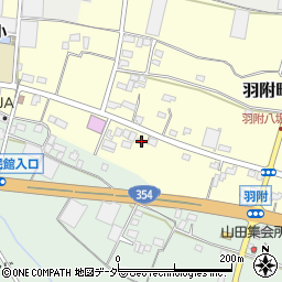 群馬県館林市羽附町1518周辺の地図