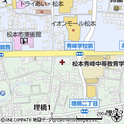 中部電力パワーグリッド株式会社　松本営業所・停電、電柱・電線・メーターなどの電気設備に関するお問い合わせ周辺の地図