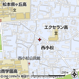 長野県松本市里山辺西小松4192周辺の地図