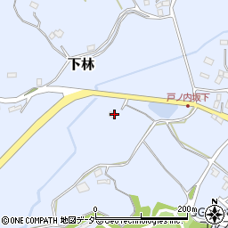 茨城県石岡市下林2613-2周辺の地図