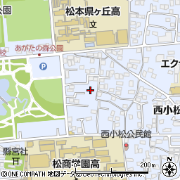 長野県松本市里山辺西小松4184-2周辺の地図