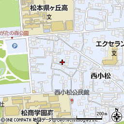 長野県松本市里山辺西小松4180-2周辺の地図