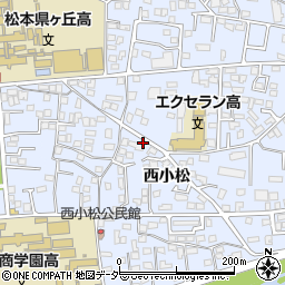 長野県松本市里山辺西小松4192-2周辺の地図