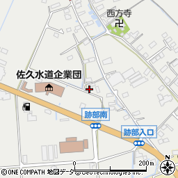 長野県佐久市跡部105周辺の地図