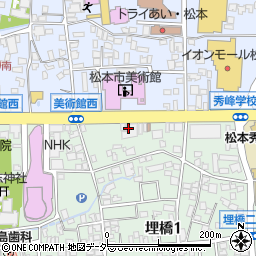 前澤化成工業株式会社長野出張所周辺の地図