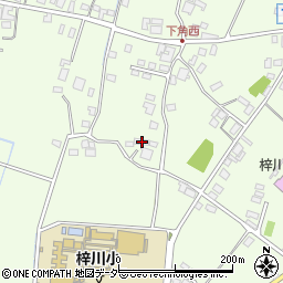 長野県松本市梓川梓582-1周辺の地図