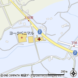 コメリハード＆グリーン八郷店周辺の地図