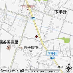 埼玉県深谷市下手計225周辺の地図