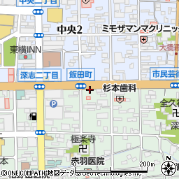 パソコンドッグ２４　松本店周辺の地図