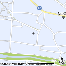 長野県松本市入山辺1191-2周辺の地図