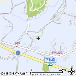 茨城県石岡市下林573周辺の地図