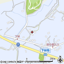 茨城県石岡市下林574周辺の地図