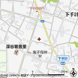 埼玉県深谷市下手計235周辺の地図
