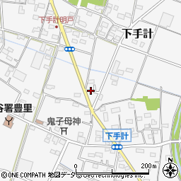埼玉県深谷市下手計250周辺の地図