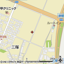長野県佐久市三塚117周辺の地図