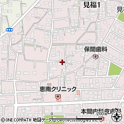 埼玉県本庄市見福周辺の地図