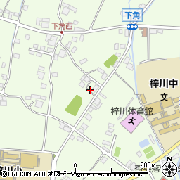 長野県松本市梓川梓791-4周辺の地図