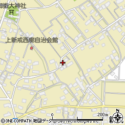 埼玉県深谷市新戒1467周辺の地図