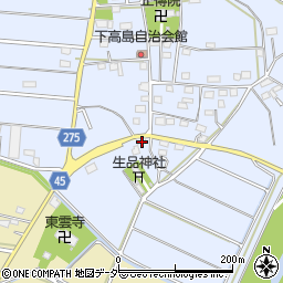 埼玉県深谷市高島212周辺の地図