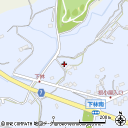茨城県石岡市下林577周辺の地図