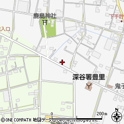 埼玉県深谷市下手計1176周辺の地図