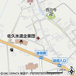 長野県佐久市跡部121周辺の地図