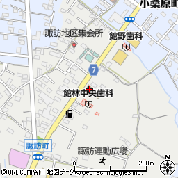 株式会社藤倉電気　館林店周辺の地図