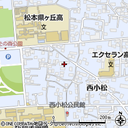 長野県松本市里山辺西小松4178周辺の地図