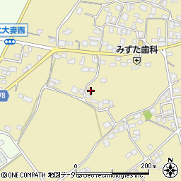 長野県松本市梓川倭750周辺の地図
