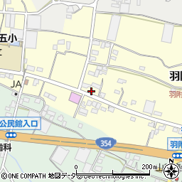 群馬県館林市羽附町1468周辺の地図