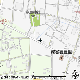 埼玉県深谷市下手計1175周辺の地図