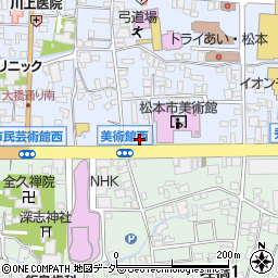 東京電力ホールデングス松本電力所周辺の地図