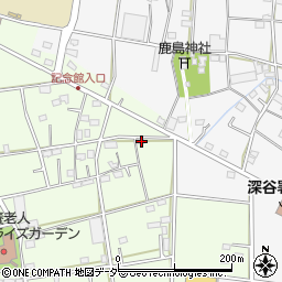 埼玉県深谷市上手計91周辺の地図