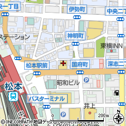 持田製薬株式会社　松本事業所周辺の地図